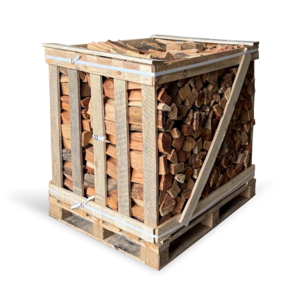 Palette de bûches 30 cm Premium – 1,5stères rangés sec étuvé